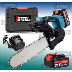 منشار كهربائي لاسلكي احترافي مقاس 12 بوصة، بطاريتان ليثيوم 21 فولت 4 أمبير