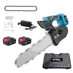 منشار كهربائي لاسلكي احترافي مقاس 12 بوصة، بطاريتان ليثيوم 21 فولت 4 أمبير