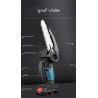 Tronçonneuse a Chaîne électroportatif professionnelle 6" , 2 batteries lithium 21 V 2Ah