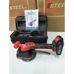 كوب شفط اهتزازي من الفولاذ المقاوم للصدأ، 21 فولت، 2 × 2.0 أمبير