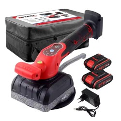 كوب شفط اهتزازي من الفولاذ المقاوم للصدأ، 21 فولت، 2 × 2.0 أمبير