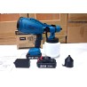 Pistolet Pulvérisateur de Peinture, 2 Batterie 21V 1.5Ah
