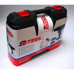 مثقاب/مفك براغي 21 فولت 2*1.5 أمبير 42  نيوتن متر مع ملحقات من الفولاذ المقاوم للصدأ